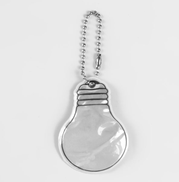 Светоотражающий элемент «Лампочка», двусторонний, 5,5 × 4 см, цвет МИКС / ФЛИКЕР